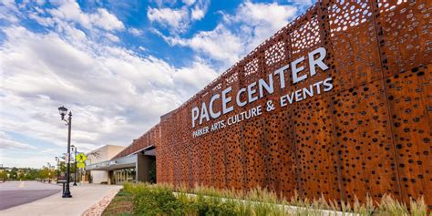 Pace center parker - Contact Information. 20000 Pikes Peak Avenue. Parker, Colorado 80138. 303-805-3369. Visit Venue Website. With a state-of-the-art facility that includes a theater, stage access, and inspired meeting spaces, the Pace Center is the perfect choice for a variety of events. Parker Arts offers the perfect blank canvas for your event. 